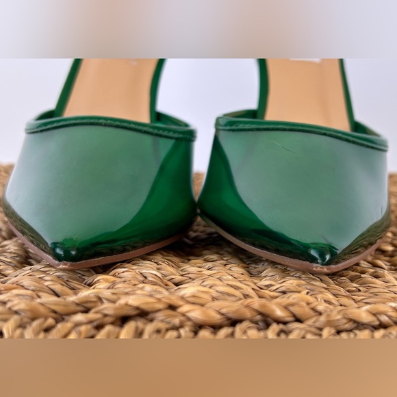 Steve Madden Opar Translucent Emerald Green Stetto Heels Size 8.5M - Picture 5 of 12